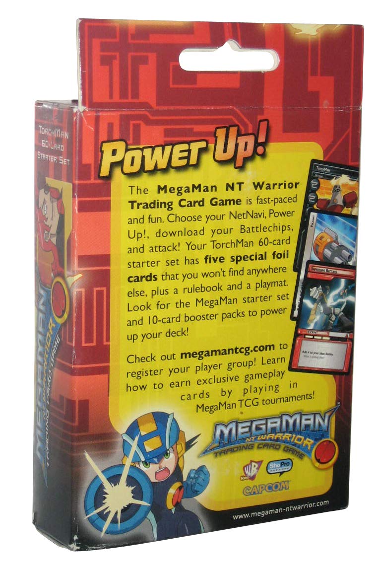 Amazon.com: Mega Man NT Warrior Power Up! Torchman Starter Deck